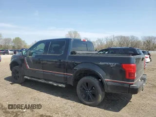 2019 Ford F-150 XL with VIN 1FTEW1E41KFA80964, listed as a Copart auction lot 53371845 with 146,739 mi miles and Salvage title. Bid and sale history available at DreamBid. Image 2.
