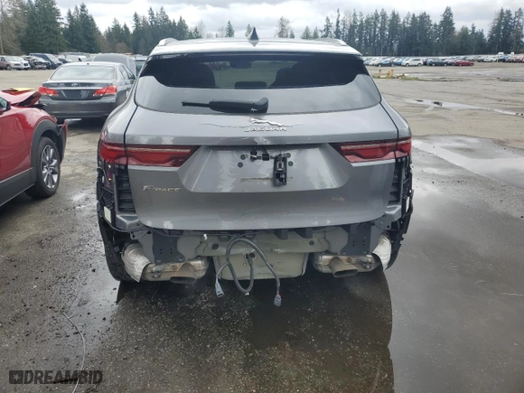 2021 Jaguar F-PACE S with VIN SADCJ2EU9MA667414, listed as a Copart auction lot 50034645 with 16,501 mi miles and Salvage Title. Bid and sale history available at carsss.com. Image 6.