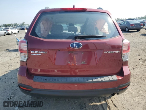 2018 Subaru Forester with VIN JF2SJABC9JH495550, listed as a Copart auction lot 60464915 with 20,459 mi miles and Salvage title. Bid and sale history available at DreamBid. Image 6.