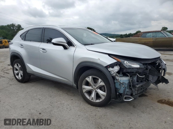 2017 Lexus NX 200t with VIN JTJYARBZ5H2083356, listed as a Copart auction lot 58215245 with 126,290 mi miles and Salvage title. Bid and sale history available at DreamBid. Image 4.