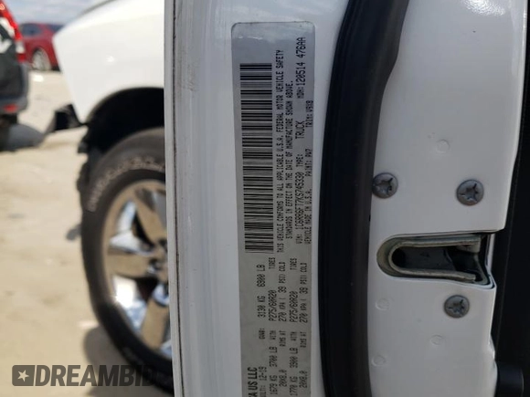 2019 Ram 1500 Classic Express with VIN 1C6RR6FT7KS745330, listed as a Copart auction lot 43267765 with 50,268 mi miles and Salvage Title. Bid and sale history available at carsss.com. Image 13.