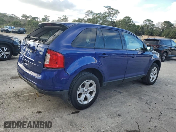 2014 Ford Edge SEL with VIN 2FMDK3JC5EBA91581, listed as a Copart auction lot 46367775 with 155,734 mi miles and Salvage Title. Bid and sale history available at carsss.com. Image 3.