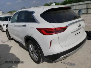 2021 Infiniti QX50 PURE with VIN 3PCAJ5AA0MF110169, listed as a Copart auction lot 46043353 with 41,107 mi miles. Bid and sale history available at carsss.com. Image 2.