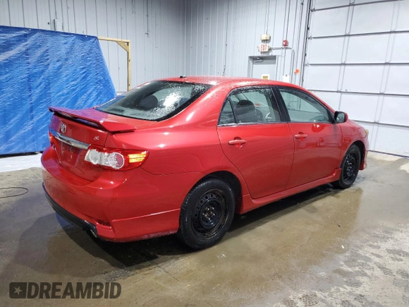 2011 Toyota Corolla L with VIN 2T1BU4EE6BC700798, listed as a Copart auction lot 48127095 with 131,547 mi miles and Salvage Title. Bid and sale history available at carsss.com. Image 3.
