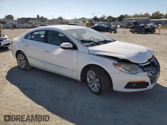 2010 Volkswagen CC with VIN WVWMP9AN1AE559959, listed as a Copart auction lot 76203974 with 188,396 mi miles and Salvage Title. Bid and sale history available at DreamBid. Image 4.