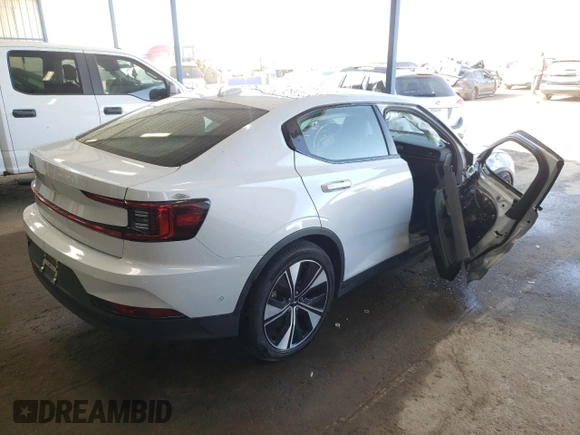 2023 Polestar 2 z VIN YSMEG3KAXPL136237, wystawiony jako Copart lot #76044794 z przebiegiem 55 161 mil mil oraz Czysty tytuł • Clean title. Historia ofert i sprzedaży dostępna na DreamBid. Obrazek 3.