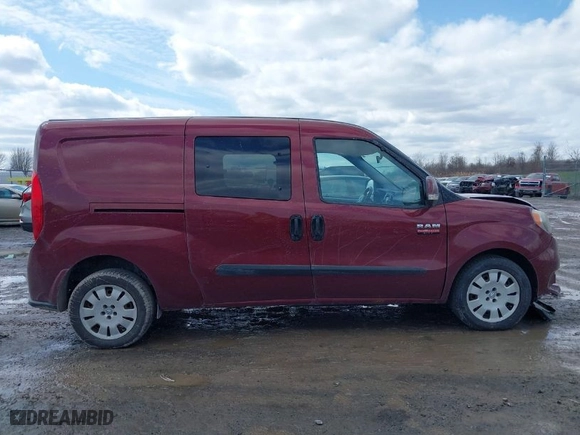 2016 Ram ProMaster City Cargo Van Tradesman SLT with VIN ZFBERFBT5G6B24607, listed as a IAAI auction lot 42002282 with 60,636 mi miles. Bid and sale history available at carsss.com. Image 14.
