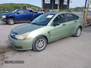 2008 Ford Focus SE with VIN 1FAHP35N58W116555, listed as a IAAI auction lot 42160091 with 162,592 mi miles. Bid and sale history available at carsss.com. Image 2.