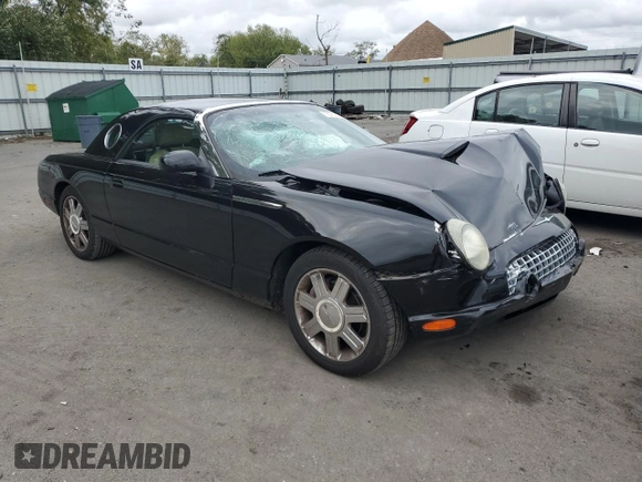 2005 Ford Thunderbird Deluxe z VIN 1FAHP60A55Y102032, wystawiony jako Copart lot #73761144 z przebiegiem 50 402 mil mil oraz Szkoda całkowita • Salvage title. Historia ofert i sprzedaży dostępna na DreamBid. Obrazek 4.