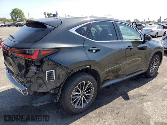 2023 Lexus NX 250 with VIN JTJADCAZ8P5013371, listed as a Copart auction lot 60259445 with 60,093 mi miles and Salvage title. Bid and sale history available at DreamBid. Image 3.