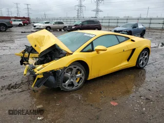 2004 Lamborghini Gallardo z VIN ZHWGU11S34LA01652, wystawiony jako Copart lot #49695214 z przebiegiem Nie podano mil oraz Szkody całkowita. Historia ofert i sprzedaży dostępna na DreamBid. Obrazek 1.