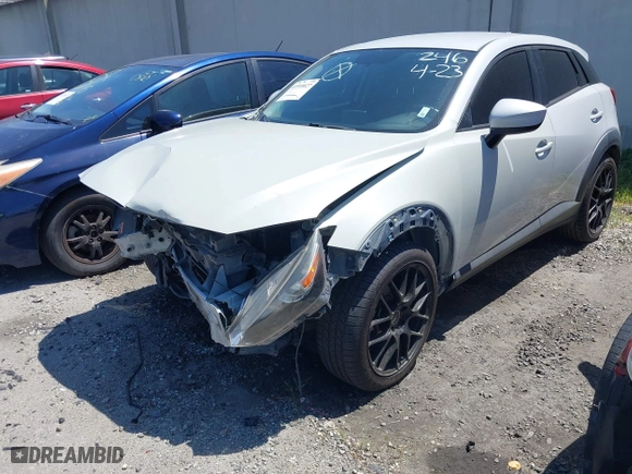 2017 Mazda CX-3 Sport with VIN JM1DKDB72H0167324, listed as a IAAI auction lot 41910027 with 81,110 mi miles. Bid and sale history available at carsss.com. Image 21.