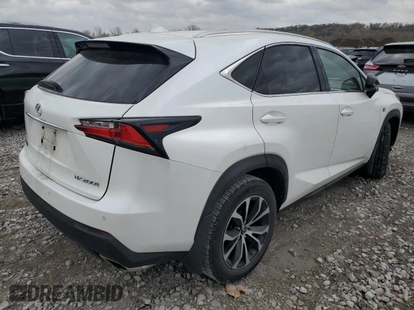 2015 Lexus NX 200t with VIN JTJBARBZ2F2014921, listed as a Copart auction lot 51118495 with 116,076 mi miles and Salvage Title. Bid and sale history available at DreamBid. Image 3.