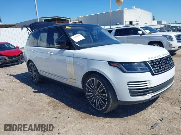 2022 Land Rover Range Rover Westminster z VIN SALGS2RU3NA460712, wystawiony jako IAAI lot #41578730 z przebiegiem 57 119 mil mil oraz . Historia ofert i sprzedaży dostępna na DreamBid. Obrazek 1.