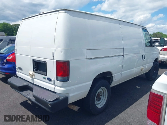 2010 Ford Econoline Cargo Commercial with VIN 1FTNE2EL3ADA76618, listed as a IAAI auction lot 42181759 with 240,124 mi miles and . Bid and sale history available at DreamBid. Image 4.
