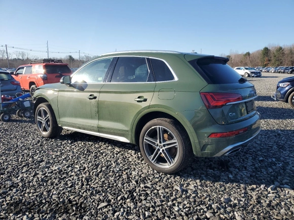 2021 Audi Q5 Premium Plus with VIN WA1E2AFYXM2040934, listed as a Copart auction lot 48679085 with 54,132 mi miles and Salvage Title. Bid and sale history available at carsss.com. Image 2.