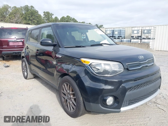 2018 Kia Soul + with VIN KNDJP3A57J7581176, listed as a IAAI auction lot 41722549 with 279,474 mi miles. Bid and sale history available at carsss.com. Image 1.