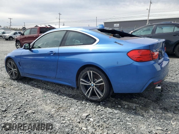 2015 BMW 4 Series 435i xDrive with VIN WBA3R5C53FK371770, listed as a Copart auction lot 55247065 with 121,070 mi miles and Clean title. Bid and sale history available at DreamBid. Image 2.