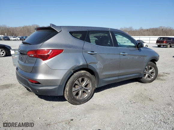 2015 Hyundai Santa Fe Sport with VIN 5XYZT3LB3FG297314, listed as a Copart auction lot 46344405 with 172,502 mi miles and Salvage Title. Bid and sale history available at carsss.com. Image 3.