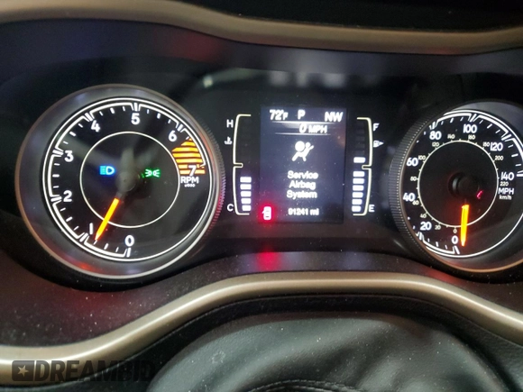 2017 Jeep Cherokee Latitude with VIN 1C4PJLCB4HD233216, listed as a Copart auction lot 58076455 with 91,241 mi miles and Salvage title. Bid and sale history available at DreamBid. Image 9.