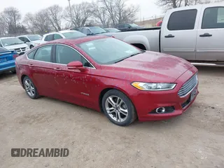 2016 Ford Fusion Titanium Hybrid with VIN 3FA6P0RU3GR355398, listed as a IAAI auction lot 41140669 with 125,959 mi miles. Bid and sale history available at carsss.com. Image 1.