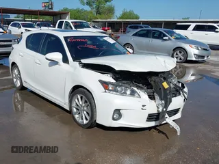 2013 Lexus CT 200h with VIN JTHKD5BH8D2164389, listed as a IAAI auction lot 42078280 with 141,300 mi miles and . Bid and sale history available at DreamBid. Image 1.