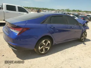 2023 Hyundai Elantra SEL with VIN KMHLS4AG6PU626354, listed as a Copart auction lot 52772775 with 48,737 mi miles and Salvage title. Bid and sale history available at DreamBid. Image 3.