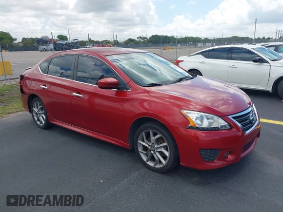 2013 Nissan Sentra SR z VIN 3N1AB7AP9DL787304, wystawiony jako IAAI lot #42190851 z przebiegiem 120 298 mil mil oraz . Historia ofert i sprzedaży dostępna na DreamBid. Obrazek 1.
