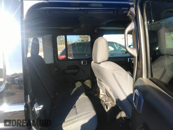 2024 Jeep Wrangler Sport S with VIN 1C4PJXDG3RW266909, listed as a IAAI auction lot 41242792 with 6,132 mi miles and . Bid and sale history available at DreamBid. Image 8.