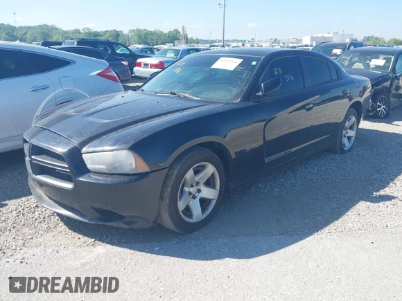 2014 Dodge Charger Police with VIN 2C3CDXAT9EH261962, listed as a IAAI auction lot 42183216 with 166,916 mi miles and . Bid and sale history available at carsss.com. Image 2.