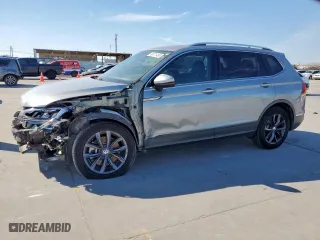 2022 Volkswagen Tiguan SE with VIN 3VV3B7AX1NM007962, listed as a Copart auction lot 46371495 with 65,239 mi miles and Salvage Title. Bid and sale history available at carsss.com. Image 1.