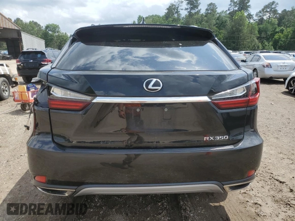 2022 Lexus RX 350 with VIN 2T2HZMAAXNC243010, listed as a Copart auction lot 54106445 with 55,605 mi miles and Salvage Title. Bid and sale history available at DreamBid. Image 6.