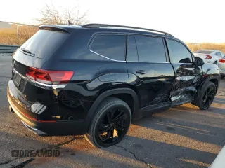 2022 Volkswagen Atlas SE with VIN 1V2JR2CA0NC565573, listed as a Copart auction lot 41456725 with 87,353 mi miles and Salvage title. Bid and sale history available at DreamBid. Image 3.