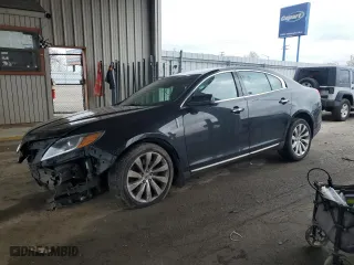 2013 Lincoln MKS with VIN 1LNHL9DK4DG604525, listed as a Copart auction lot 52154975 with 154,050 mi miles and Salvage Title. Bid and sale history available at carsss.com. Image 1.