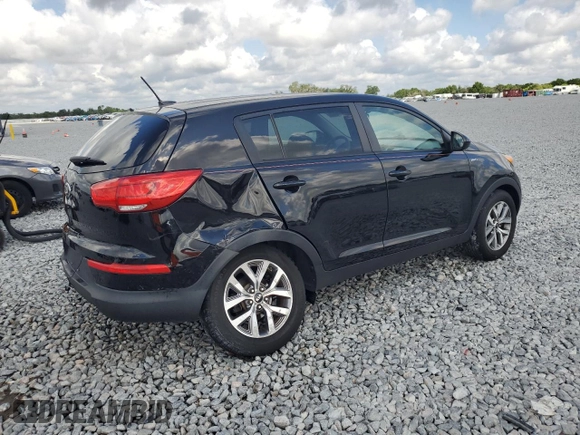 2016 Kia Sportage LX with VIN KNDPBCAC8G7878277, listed as a Copart auction lot 54618695 with 89,501 mi miles and Salvage Title. Bid and sale history available at carsss.com. Image 3.