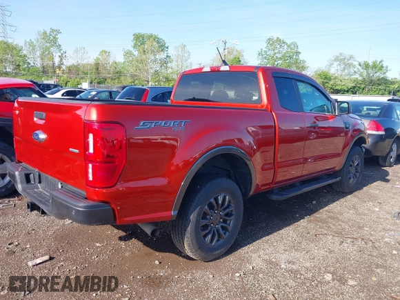 2019 Ford Ranger XL with VIN 1FTER1FH9KLB13431, listed as a IAAI auction lot 42148798 with 57,310 mi miles and . Bid and sale history available at DreamBid. Image 4.