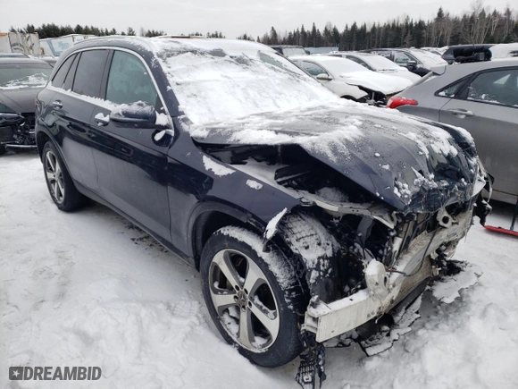 2019 Mercedes-Benz GLC with VIN WDC0G4KB1KV162267, listed as a Copart auction lot 43329375 with NaN miles and Salvage Title. Bid and sale history available at carsss.com. Image 4.