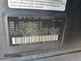 2010 Subaru Legacy Premium All-Weather Anniversary with VIN 4S3BMCH64A3220765, listed as a Copart auction lot 61484345 with 176,834 mi miles and Salvage title. Bid and sale history available at DreamBid. Image 12.