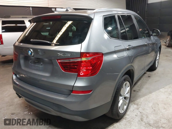 2017 BMW X3 xDrive28i with VIN 5UXWX9C39H0W73847, listed as a IAAI auction lot 41458734 with 124,711 mi miles and . Bid and sale history available at DreamBid. Image 4.