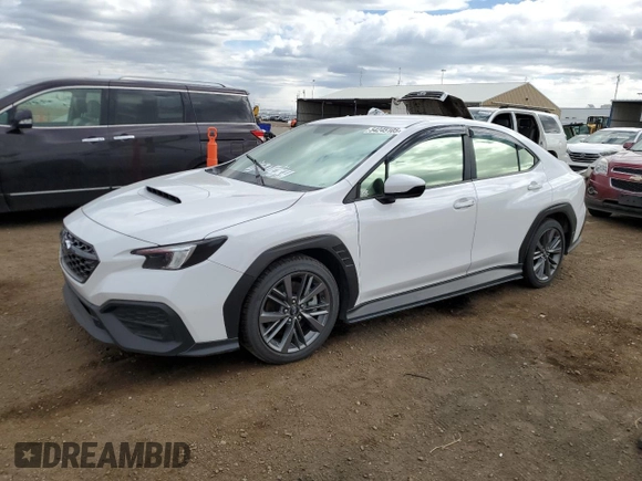 2022 Subaru WRX z VIN JF1VBAA63N9027923, wystawiony jako Copart lot #54245105 z przebiegiem 45 631 mil mil oraz Czysty tytuł • Clean title. Historia ofert i sprzedaży dostępna na DreamBid. Obrazek 1.