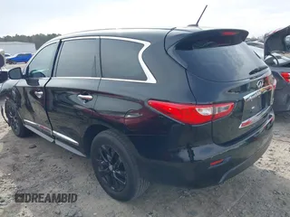 2013 Infiniti JX35 with VIN 5N1AL0MN0DC322283, listed as a IAAI auction lot 41743333 with 90,102 mi miles. Bid and sale history available at carsss.com. Image 3.