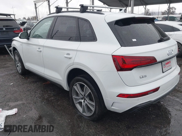 2025 Audi Q5 S line Premium z VIN WA1GAAFY2S2029189, wystawiony jako IAAI lot #41576981 z przebiegiem 1595 mil mil oraz . Historia ofert i sprzedaży dostępna na DreamBid. Obrazek 3.
