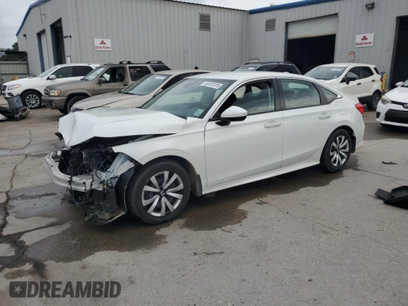 2024 Honda Civic LX z VIN 2HGFE2F27RH571446, wystawiony jako Copart lot #55157415 z przebiegiem 22 687 mil mil oraz Szkoda całkowita • Salvage title. Historia ofert i sprzedaży dostępna na DreamBid. Obrazek 1.