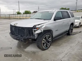 2018 Chevrolet Tahoe LT с VIN 1GNSCBKC1JR387830, выставлен на аукционе Copart как лот 60649755 с пробегом 59 649 миль миль и Списание • Salvage title. История ставок и продаж доступна на DreamBid. Изображение 1.