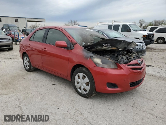 2008 Toyota Yaris with VIN JTDBT923881193337, listed as a Copart auction lot 51837635 with 0 mi miles and Salvage Title. Bid and sale history available at carsss.com. Image 4.