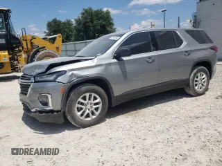 2023 Chevrolet Traverse LS with VIN 1GNERFKW9PJ213153, listed as a Copart auction lot 67842944 with 13,056 mi miles and Non Repairable. Bid and sale history available at carsss.com. Image 1.