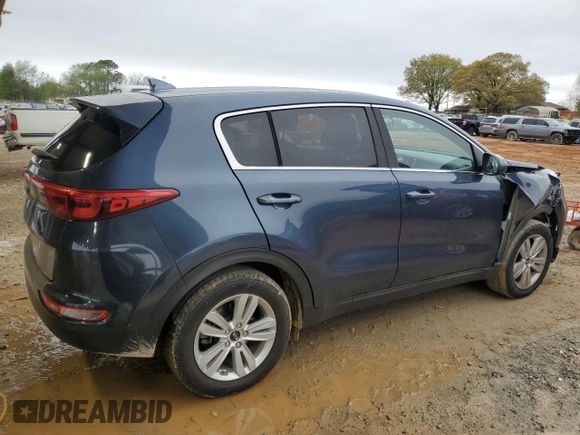 2017 Kia Sportage LX with VIN KNDPM3AC6H7208352, listed as a Copart auction lot 50790265 with 128,055 mi miles and Salvage Title. Bid and sale history available at carsss.com. Image 3.