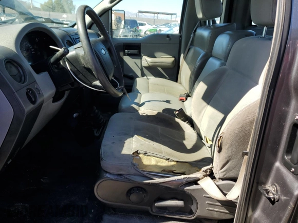 2005 Ford F-150 XL with VIN 1FTRF12225NB31581, listed as a Copart auction lot 46834445 with 201,081 mi miles and Salvage Title. Bid and sale history available at carsss.com. Image 7.