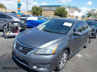 2015 Nissan Sentra S with VIN 3N1AB7AP7FY254051, listed as a IAAI auction lot 41956595 with 104,879 mi miles. Bid and sale history available at carsss.com. Image 2.