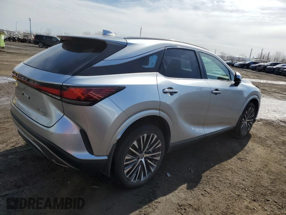 2023 Lexus RX 350h with VIN 2T2BBMCA7PC007912, listed as a Copart auction lot 49408125 with 21,279 mi miles and Clean Title. Bid and sale history available at DreamBid. Image 3.